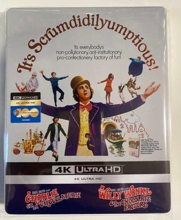 WILLY WONKA & THE CHOCOLATE FACTORY (1971) (IN SEAL) (4K +, CD & DVD
