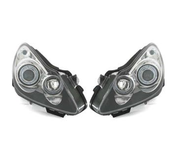 PHARES OPEL CORSA D 06-10 ANGEL EYES FOND NOIR, Verzenden