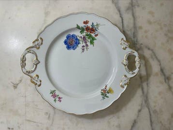 Meissen - Piatto per dolci - Schotel - Porselein, Antiek en Kunst