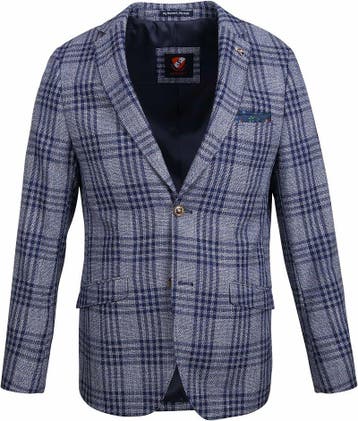 Suitable Colbert Captiva Blauw maat Maat 48/50 (M) Heren, Nieuw, Suitable, Verzenden, Maat 48/50 (M)