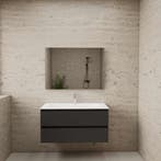 ACTIE BWS Badmeubel | Paris | Antraciet 100 cm | Hoogglans, Ophalen of Verzenden, Nieuw, Bad