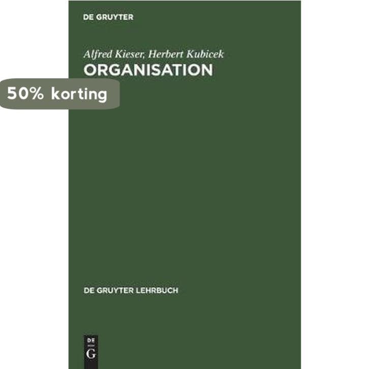 De Gruyter Lehrbuch- Organisation 9783110096415, Boeken, Taal | Duits, Gelezen, Verzenden