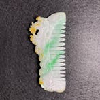 Jade Peigne Phoenix en jade néphrite naturelle birmane, de