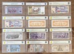 Monde. - 12 banknotes - various dates (Sans prix de réserve)