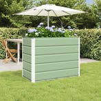 vidaXL Plantenbak Pastelgroen 100 x 50 x 77 cm Gegevens, Verzenden