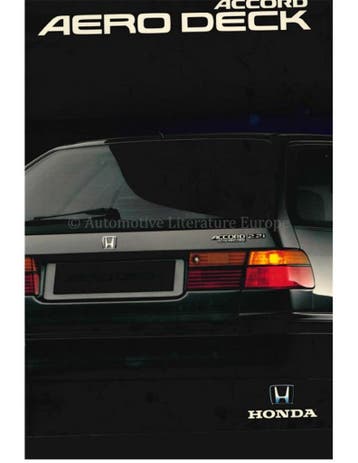 1993 HONDA ACCORD AERO DECK BROCHURE NEDERLANDS, Ophalen of Verzenden, Nieuw