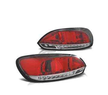 Feux Arrière Pour Volkswagen Vw Scirocco 08-14 Led Rouge Chr, Verzenden