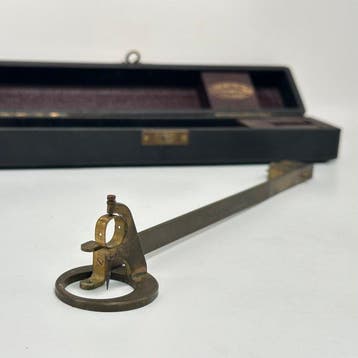 Planimeter - Messing - 1930-1940 - Hounsfield Planimeter, Antiek en Kunst