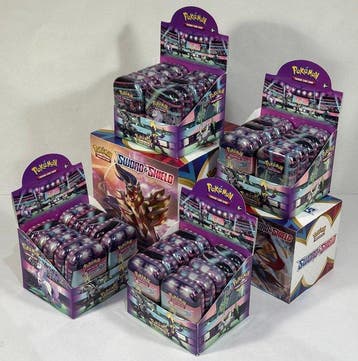 Pokémon Box - 40x Galar Power Mini Tin - Sword & Shield