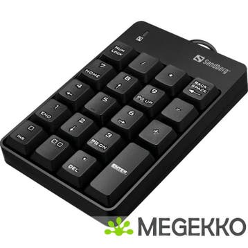 Sandberg USB Wired Numeric Keypad numeriek toetsenbord, Verzenden