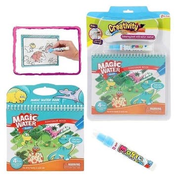 Kleuren met water Dino boek, Kinderen en Baby's, Speelgoed | Buiten | Los speelgoed, Ophalen of Verzenden, Nieuw