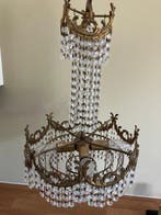 Lustre - Laiton, Cristal - lustre en cristal