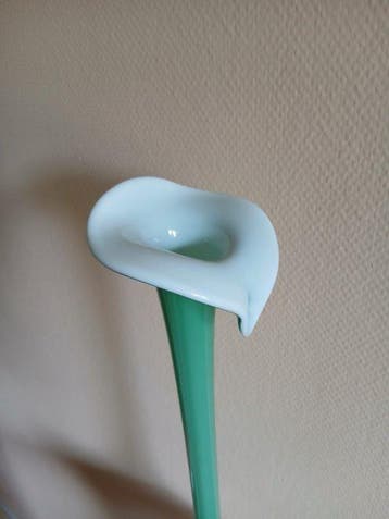 Vaas - Jack-in-the-pulpit - Opaline glas - Vintage  Calla