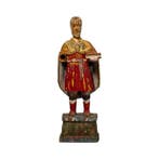 Figurine - Houten heiligenbeeld - 45 cm - Bois, Antiek en Kunst