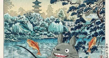 Sato Hageshi - Totoro’s Lake Fishing - My Neighbor Totoro -, Nieuw