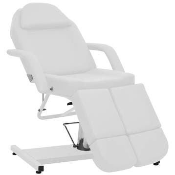 vidaXL Behandelstoel 180x62x78 cm kunstleer wit, Sports & Fitness, Verzenden