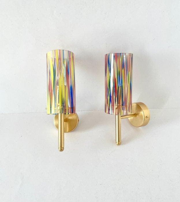 dante interior - DANTE INTERIOR - Applique murale (2) -, Antiek en Kunst, Antiek | Verlichting