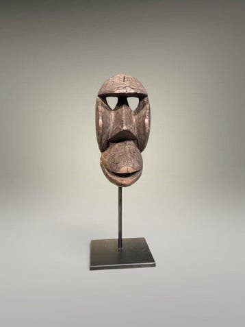 Masque dan Cran - Dan-masker van zwaar hout - Dan -