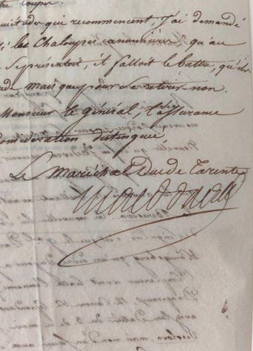 Maréchal Mac Donald - BÉRÉZINA — La lettre où un maréchal
