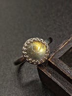 Anneau « Rinascimento » artisanal à taille réglable, en