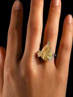 Sans prix de réserve - Bague Argent, Quartz à rutile - Éclat