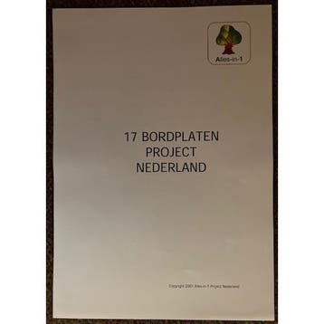 Alles-in-1 Bordplaten A3 Project Nederland (per groep), Verzenden