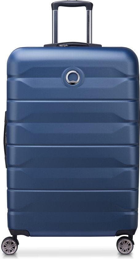 2dekans | Delsey Air Armour 77 cm Reiskoffer - Blauw, Handtassen en Accessoires, Koffers, Ophalen of Verzenden