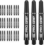 Target Darts – Pro Grip - Zwart - 3 sets (Dart Shafts), Ophalen of Verzenden, Nieuw, Shafts