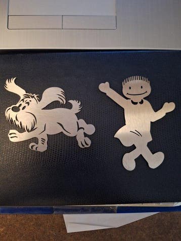 Vandersteen - 2 Metalen figuren - Suske en Wiske - 2026