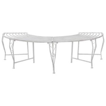 vidaXL Boom Bank 4-Aantal zitplaatsen 160 x 80 x 44 cm Staal, Verzenden