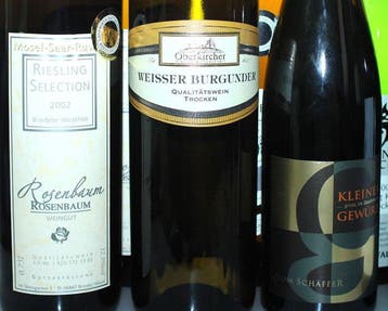 1995 to 2007 Riesling, Gewürztraminer, Weisser Burgunder -, Nieuw