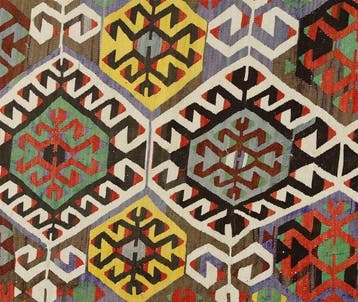 Usak - Tapis - 200 cm - 154 cm - Oushak turc vintage