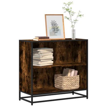 vidaXL Boekenkast 80,5x35x76 cm bewerkt hout gerookt, Verzenden