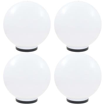 vidaXL LED-bollampen 4 st rond 40 cm PMMA, Verzenden, Nieuw