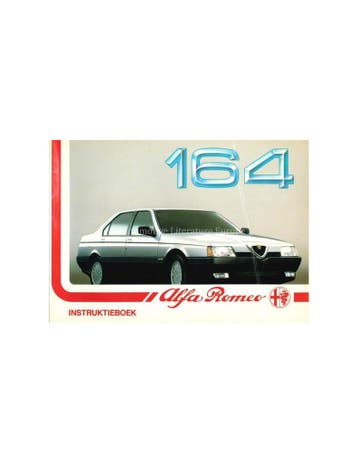 1989 ALFA ROMEO 164 INSTRUCTIEBOEKJE NEDERLANDS, Ophalen of Verzenden