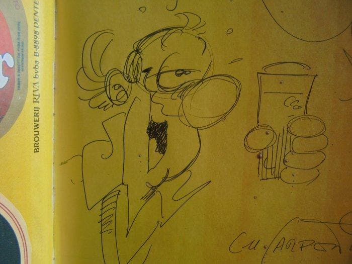 Tjoer van t Beer + dédicace - C - 1 Album - Eerste druk -, Boeken, Stripverhalen