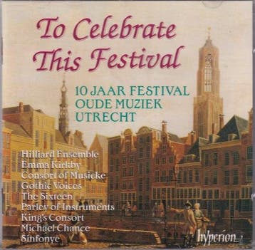 To Celebrate this Festival - 10 jaar festival oude muziek Ut, Cd's en Dvd's, Verzenden, Nieuw in verpakking