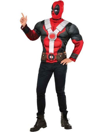 shirt en masker deadpool, Ophalen of Verzenden, Nieuw