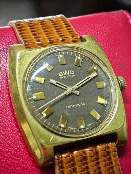 BWC-Swiss - Incabloc – Vintage Manual Wind – Cushion Case –, Bijoux, Sacs & Beauté, Montres | Hommes