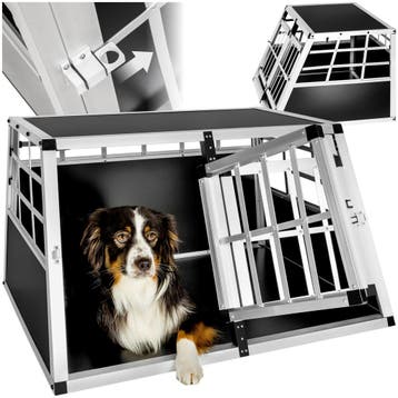 Hondentransportbench dubbel met een rechte achterwand, Dieren en Toebehoren, Verzenden, Nieuw