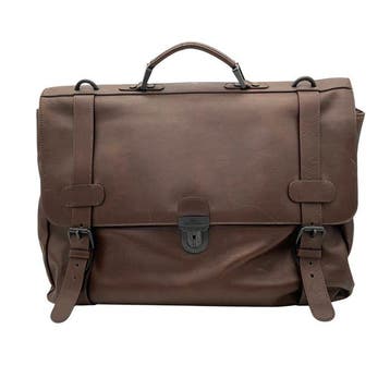 Dolce & Gabbana - Leather 2-Way Business Briefcase -, Nieuw