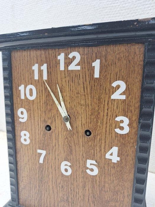 Klok - Hout - 1940-1950, Antiek en Kunst, Antiek | Klokken