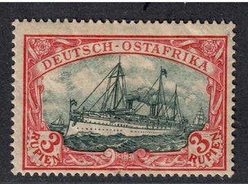Duitse koloniën - Oost-Afrika 1905/1919 - DOA zeldzame