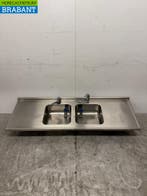 Bac à évier en acier inoxydable Double évier avec robinet, Verzenden