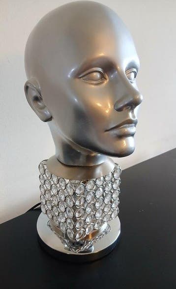 Mannequin - Mannequin tafellamp - Chrome, Métal