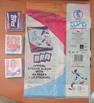 2025 Topps UEFA Womens Euro Bonmati Complete losse, Nieuw