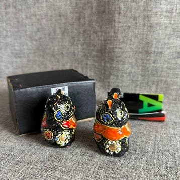 Beeldje - Kutani-yaki Cat Ornament - Keramiek