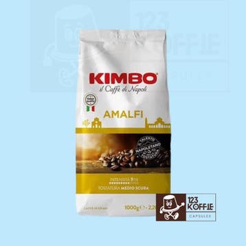 Kimbo Amalfi Koffiebonen 1kg – Delicate Mediterrane 100%, Verzenden