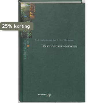 Vastgoedbeleggingen / Professioneel beleggen / 8, Boeken, Verzenden, Gelezen