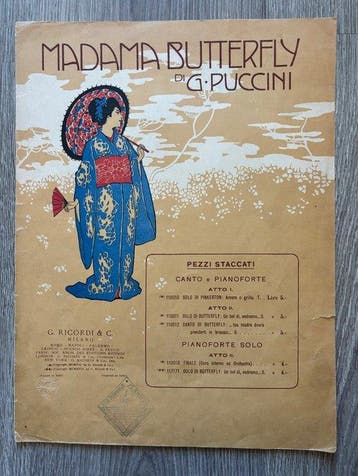 Giacomo Puccini / Adolfo Hohestein - Madama Butterfly 1917 –